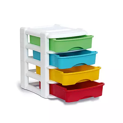Signora ware Multipurpose Modular Drawer Small 4 Tier 6.5 Each Drawer
