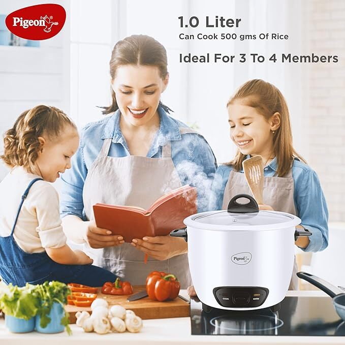 Pigeon Joy 1.0 SDX 1-Liter 400-Watt Rice Cooker (White) Pigeon Joy 1.0 SDX 1-Liter 400-Watt Rice Cooker (White)