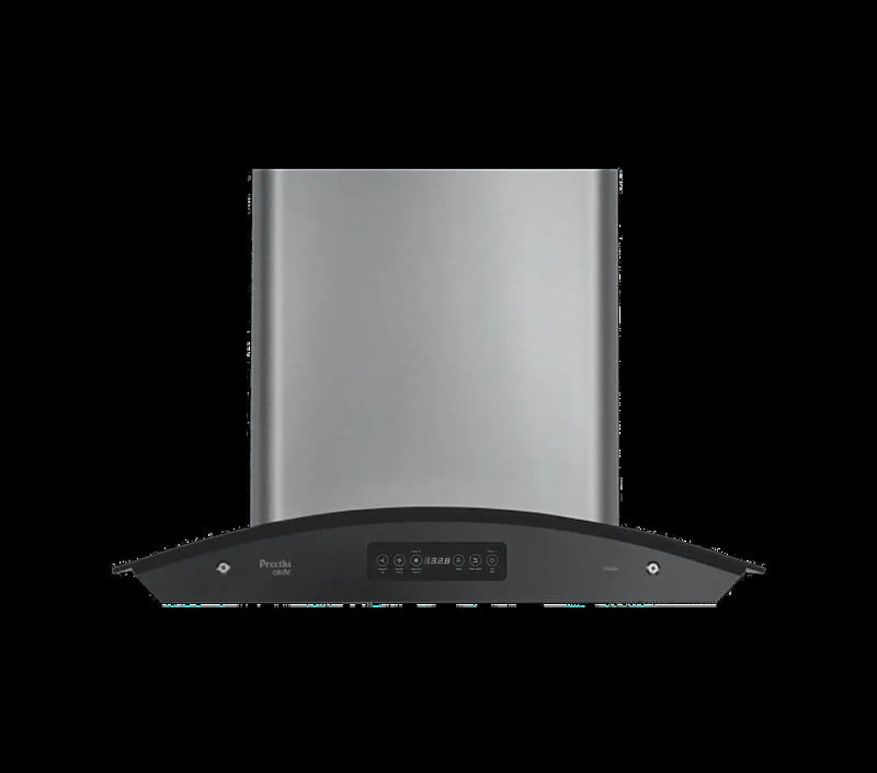Preethi Alcor KH 206, 3 Speed Chimney with 1200 m3/hr Suction, 60cm , 180 W, 2x Baffle Filter Preethi Alcor KH 206, 3 Speed Chimney with 1200 m3/hr Suction, 60cm , 180 W, 2x Baffle Filter