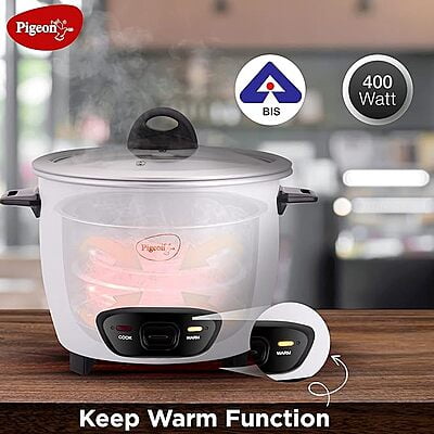 Pigeon Joy 1.0 SDX 1-Liter 400-Watt Rice Cooker (White) Pigeon Joy 1.0 SDX 1-Liter 400-Watt Rice Cooker (White)