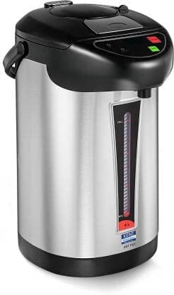 KENT Hot Pot Auto Electric Kettle With Water Dispenser 4L Storage Capacity 750W Appliance to Ensure Super Fast Boiling SS Inner Pot & Plastic Outer Body Reboil Feature Overheating Protection Silver KENT Hot Pot Auto Electric Kettle With Water Dispenser 4L Storage Capacity 750W Appliance to Ensure Super Fast Boiling SS Inner Pot & Plastic Outer Body Reboil Feature Overheating Protection Silver