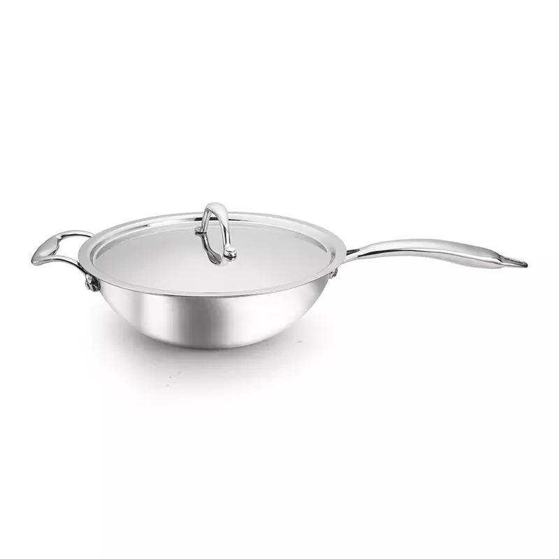 Signora Ware Artista Tri- Play Wok Pan With Lid 2800 ML (24 CM) Signora Ware Artista Tri- Play Wok Pan With Lid 2800 ML (24 CM)