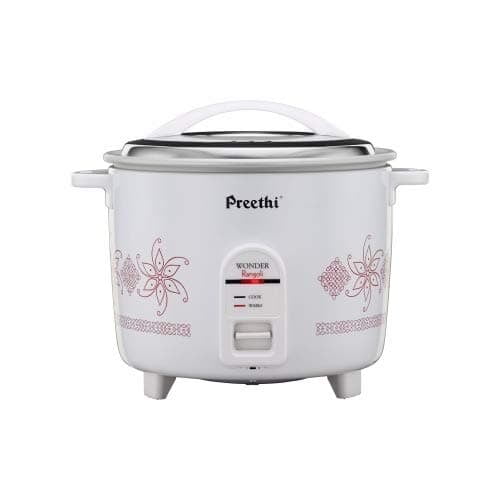 Preethi Rangoli Rice Cooker, ( White, 1.8 Liter ) Preethi Rangoli Rice Cooker, ( White, 1.8 Liter )