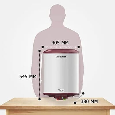 Crompton Versa ASWH-3515 15-Litre 5 Star Rated Storage Water Heater (Geyser) Crompton Versa ASWH-3515 15-Litre 5 Star Rated Storage Water Heater (Geyser)