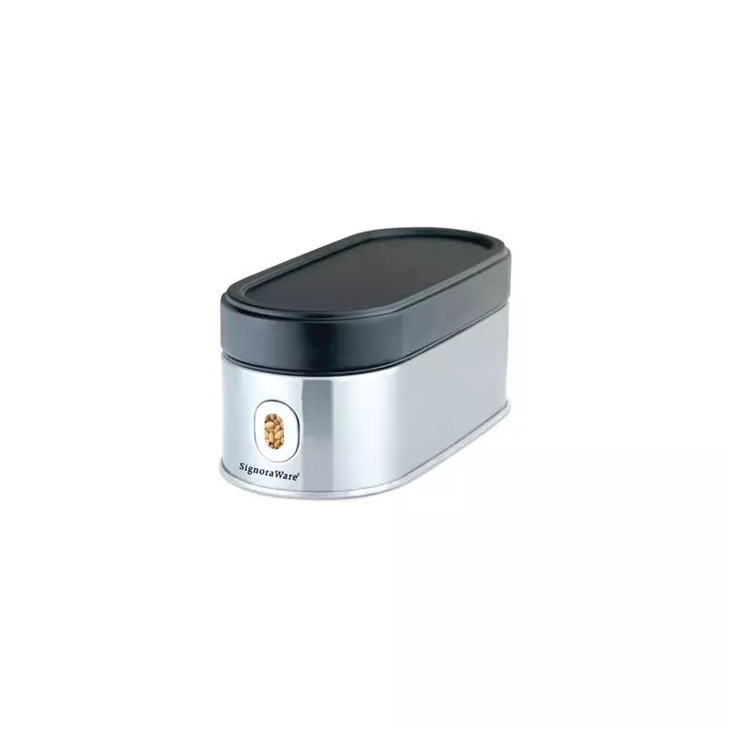 "Signora Ware Modular Steel Container  ( Window Oval Matte ) 500 ML