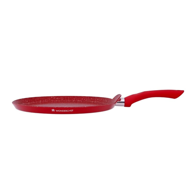 Wonderchef Royal Velvet 30 cm Non-Stick Dosa Tawa 3 mm Virgin Grade Aluminium Wonderchef Royal Velvet 30 cm Non-Stick Dosa Tawa 3 mm Virgin Grade Aluminium