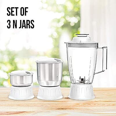 Havells Vitonica 500W Juicer Mixer Grinder with 3 Stainless Steel Jar, Large Size Pulp Container Havells Vitonica 500W Juicer Mixer Grinder with 3 Stainless Steel Jar, Large Size Pulp Container