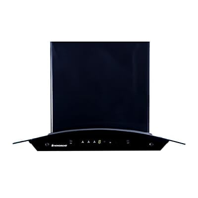 Wonderchef Ultima C-Line 90cm 1400 m3/hr Auto Clean Curved Glass Chimney