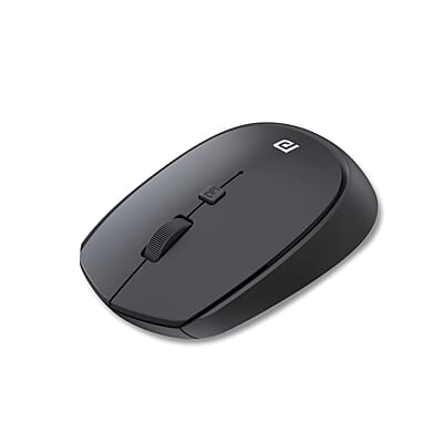 Portronics Toad 23 Wireless Optical Mouse with 2.4GHz, USB Nano Dongle, Optical Orientation, Click Wheel, Adjustable DPI Portronics Toad 23 Wireless Optical Mouse with 2.4GHz, USB Nano Dongle, Optical Orientation, Click Wheel, Adjustable DPI