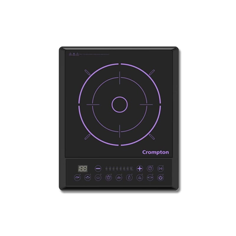 Crompton Instaserve 1900 W Induction Cooktop with Tactile Push Buttons Crompton Instaserve 1900 W Induction Cooktop with Tactile Push Buttons