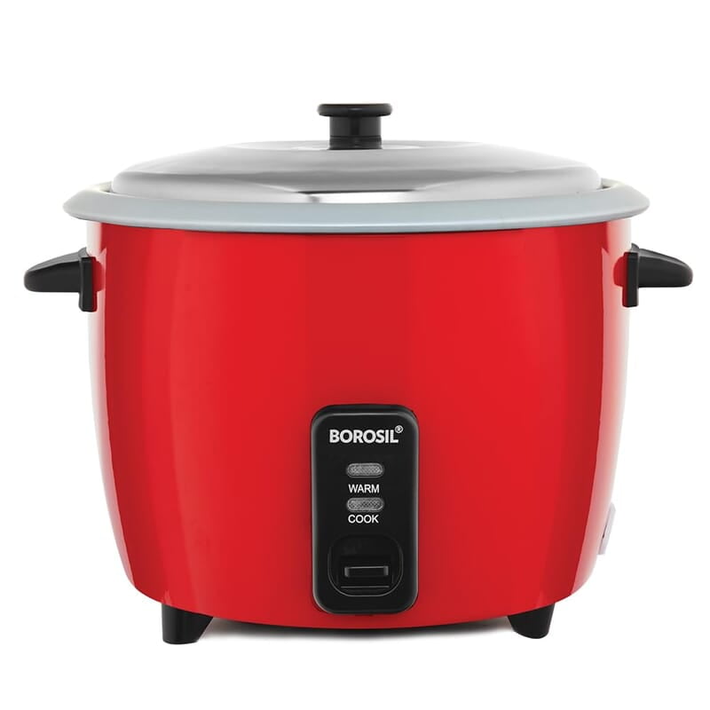 Borosil Pronto 1 L Electric Rice Cooker with Single Pot | 400W, Keep Warm Feature with Indicator Display, Anti Skid Rubber Feet | Cook & Boil Noodles, Rice, Upma, Idli, Dhokla | 2 Years Warranty Borosil Pronto 1 L Electric Rice Cooker with Single Pot | 400W, Keep Warm Feature with Indicator Display, Anti Skid Rubber Feet | Cook & Boil Noodles, Rice, Upma, Idli, Dhokla | 2 Years Warranty