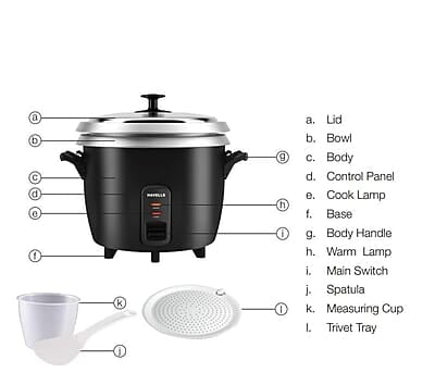 HAVELLS RISO Plus 1.8 L 2 Bowl Rice Cooker, 700 W, 1.8L,3 X Protection, 1 mm Thick 2 inner bowl HAVELLS RISO Plus 1.8 L 2 Bowl Rice Cooker, 700 W, 1.8L,3 X Protection, 1 mm Thick 2 inner bowl