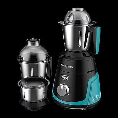 Crompton Ameo Neo 750 Watt Mixer Grinder with MaxiGrind and Motor Vent-X Technology Crompton Ameo Neo 750 Watt Mixer Grinder with MaxiGrind and Motor Vent-X Technology