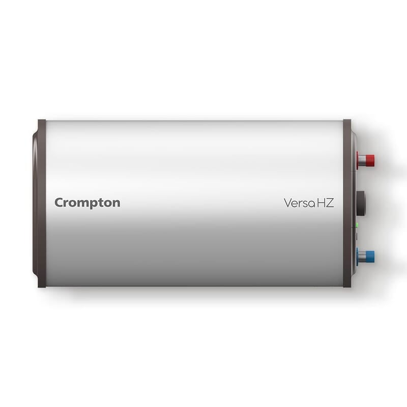 Crompton Versa Horizontal RHS 10L Storage Water Heater (Geyser) with Rust Proof Plastic body and Superior Glassline Coating Crompton Versa Horizontal RHS 10L Storage Water Heater (Geyser) with Rust Proof Plastic body and Superior Glassline Coating