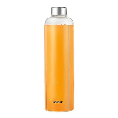 Borosil Artisan Series Sintra 1000ml Narrow Mouth Glass Bottle with Metal Lid | 100% Borosilicate, Fridge Safe, Leakproof, Easy to Carry | Store Water, Lassi, Juice, Smoothies | Dishwasher Safe Borosil Artisan Series Sintra 1000ml Narrow Mouth Glass Bottle with Metal Lid | 100% Borosilicate, Fridge Safe, Leakproof, Easy to Carry | Store Water, Lassi, Juice, Smoothies | Dishwasher Safe