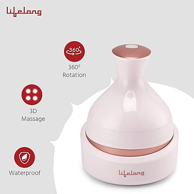 Lifelong LLM225 Rechargeable Head, Scalp Full Body Pain Relief Massager, Electric Head Kneading Massager,4 Speed Modes Lifelong LLM225 Rechargeable Head, Scalp Full Body Pain Relief Massager, Electric Head Kneading Massager,4 Speed Modes