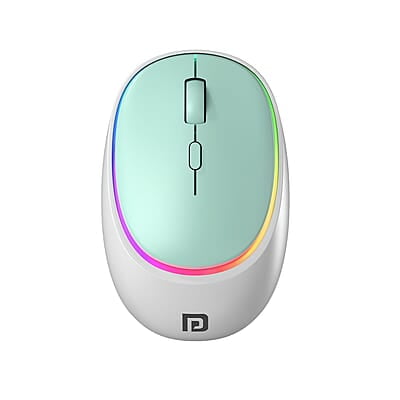 Portronics Toad IV Bluetooth Mouse with 2.4 GHz Wireless (Dual Connectivity), Rechargeable, Connect up to 3 Devices, RGB Lights, Adjustable Optical DPI for Laptop, PC, Tablet, Smartphone