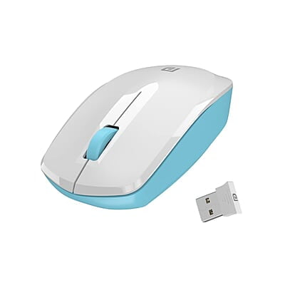 Portronics Toad 25 Wireless Mouse, 2.4 GHz with USB Nano Dongle, 1200 DPI Optical Tracking, Ambidextrous for PC, MacBook, Laptop