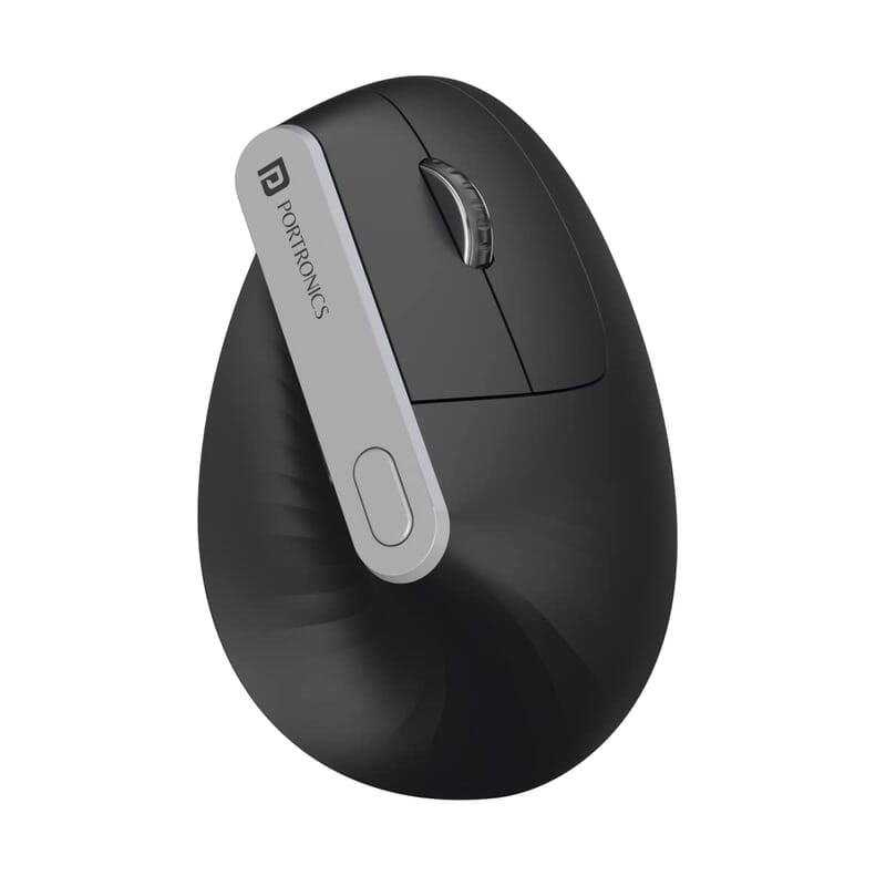 Portronics Toad Ergo Vertical Advanced Wireless Ergonomic Mouse 2.4Ghz, 6D Button, Wrist Support, Adjustable DPI Upto 1200, Supports Hand Posture Portronics Toad Ergo Vertical Advanced Wireless Ergonomic Mouse 2.4Ghz, 6D Button, Wrist Support, Adjustable DPI Upto 1200, Supports Hand Posture