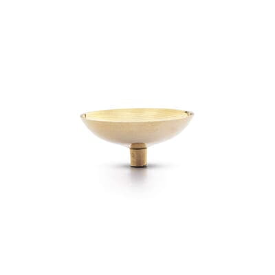Borosil Aarti Diya Decorative Brass Glass Oil Lamp