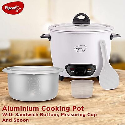 Pigeon Joy 1.0 SDX 1-Liter 400-Watt Rice Cooker (White) Pigeon Joy 1.0 SDX 1-Liter 400-Watt Rice Cooker (White)