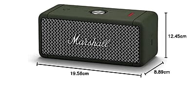 Marshall Emberton 1005944 20W Bluetooth, Wireless Bookshelf Speaker - Forest