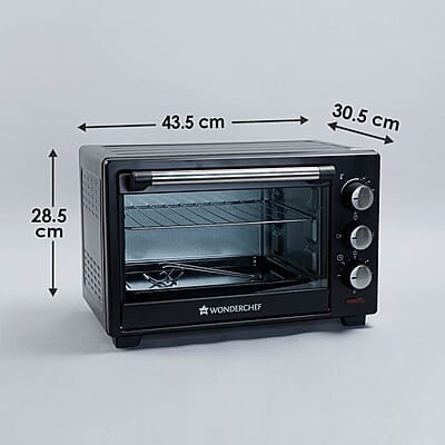 Wonderchef Oven Toaster Griller (OTG) - 19 litres Multi-Stage Heat Selection Bake, Grill, Roast Wonderchef Oven Toaster Griller (OTG) - 19 litres Multi-Stage Heat Selection Bake, Grill, Roast
