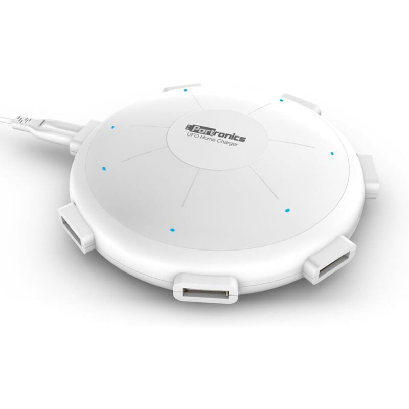 Portronics POR 343 UFO USB Home Charger 6 Ports 8A Charging Station for Smartphones and Tablets Portronics POR 343 UFO USB Home Charger 6 Ports 8A Charging Station for Smartphones and Tablets