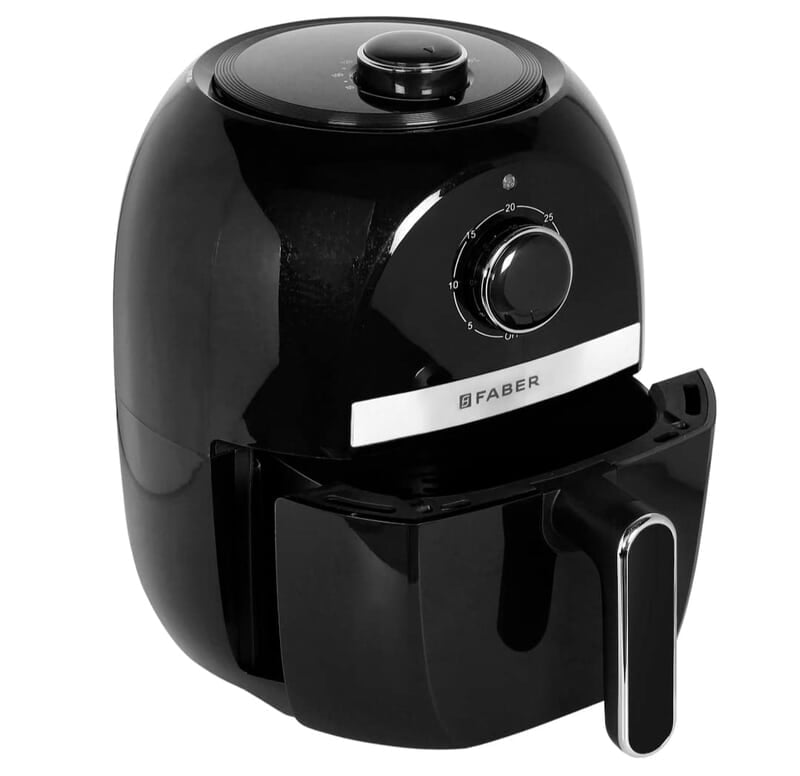 Faber 3L 1300W Air Fryer, Fry, Bake, Roast, Toast, defrost, Grill & reheat 360 Rapid air Technology Faber 3L 1300W Air Fryer, Fry, Bake, Roast, Toast, defrost, Grill & reheat 360 Rapid air Technology
