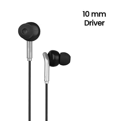 Zebronics Zeb-Bro in Ear Wired Earphones with Mic, 3.5mm Audio Jack, 10mm Drivers, Phone/Tablet Compatible Zebronics Zeb-Bro in Ear Wired Earphones with Mic, 3.5mm Audio Jack, 10mm Drivers, Phone/Tablet Compatible