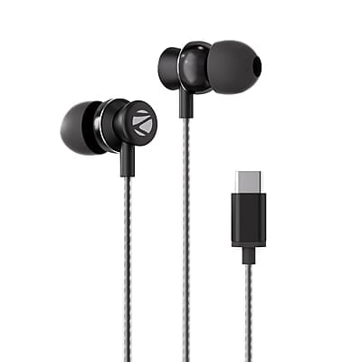 ZEBRONICS BUDS C10 in-Ear Type-C Earphone with in-line Mic, Metallic Design, Volume Control, 1.2m Cable, 10mm Driver ZEBRONICS BUDS C10 in-Ear Type-C Earphone with in-line Mic, Metallic Design, Volume Control, 1.2m Cable, 10mm Driver