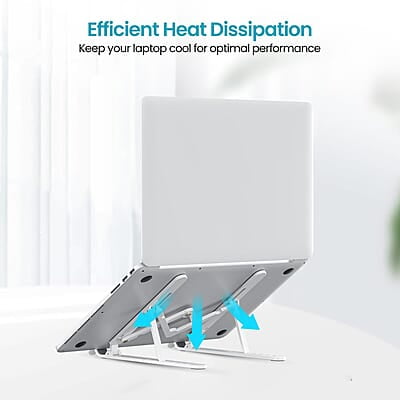 Portronics My Buddy K Lite Foldable Laptop Stand with Adjustable Heights, Anti-Slip Silicone Pads, Collapsible Design, 5 kg Max Weight Portronics My Buddy K Lite Foldable Laptop Stand with Adjustable Heights, Anti-Slip Silicone Pads, Collapsible Design, 5 kg Max Weight