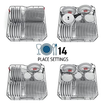 Whirlpool 14 Place Settings PowerClean Pro Technology Dishwasher (WFO 3O33 PL N X IN, Inox, 30% extra space, 11 wash Programs, Clean and Dry Whirlpool 14 Place Settings PowerClean Pro Technology Dishwasher (WFO 3O33 PL N X IN, Inox, 30% extra space, 11 wash Programs, Clean and Dry
