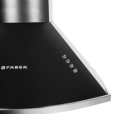 Faber 60 cm 1000 m³/HR Pyramid Kitchen Chimney 240 Watt (HOOD CLASS PRO PB BK LTW 60, Baffle Filters,Black) Faber 60 cm 1000 m³/HR Pyramid Kitchen Chimney 240 Watt (HOOD CLASS PRO PB BK LTW 60, Baffle Filters,Black)