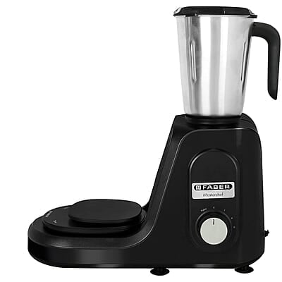 Faber 3 jar mixer grinder, 1000 watt (FMG Master Chef 1000 3J BK) with Weighing Scale, Chopping board & Spatula, Black Faber 3 jar mixer grinder, 1000 watt (FMG Master Chef 1000 3J BK) with Weighing Scale, Chopping board & Spatula, Black