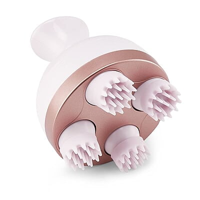 Lifelong LLM225 Rechargeable Head, Scalp Full Body Pain Relief Massager, Electric Head Kneading Massager,4 Speed Modes