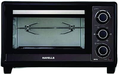 Havells OTG 20R BL - 20 Ltr Toughened Double Glass Door 1380 Watt