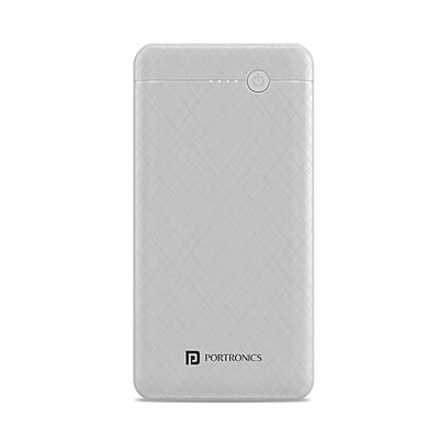 Portronics Power Brick II 20000 mAh,2.4A 12w Slim Power Bank with Dual USB Output Port