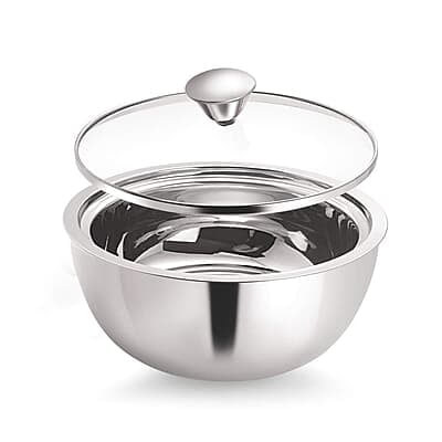 Borosil - SF0900GLCS11 Stainless Steel Insulated Curry Server, 900ml, Silver Borosil - SF0900GLCS11 Stainless Steel Insulated Curry Server, 900ml, Silver
