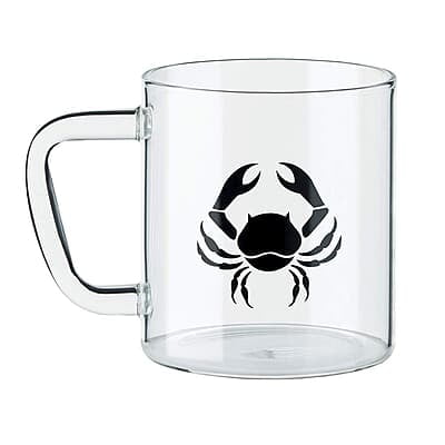 Borosil Glass Mug - 1-Piece, Transparent, 305 ML