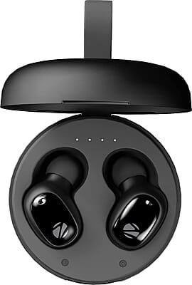 ZEBRONICS ZEB-SOUND BOMB 1 TWS Earbuds with BT5.0, Up to 12H Playback, Touch Controls, Voice Assistant, Splash Proof with Type C Portable Charging Case ZEBRONICS ZEB-SOUND BOMB 1 TWS Earbuds with BT5.0, Up to 12H Playback, Touch Controls, Voice Assistant, Splash Proof with Type C Portable Charging Case
