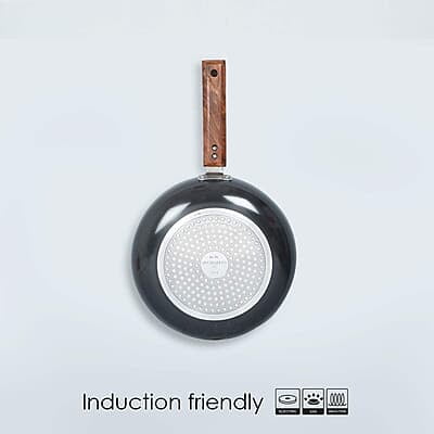 Wonderchef Ebony Hard-anodised Aluminium Fry Pan 24cm Frying Pan Non Stick 1.75L 3.25mm thickness Wonderchef Ebony Hard-anodised Aluminium Fry Pan 24cm Frying Pan Non Stick 1.75L 3.25mm thickness