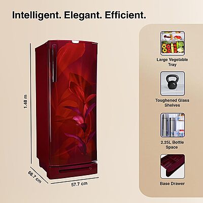 Godrej 234 L 3 Star 24 Advanced Capillary Technology Direct Cool Single Door Door Refrigerator Godrej 234 L 3 Star 24 Advanced Capillary Technology Direct Cool Single Door Door Refrigerator