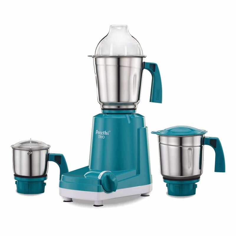 Preethi Trio mixer grinder 500 watt 3 Jars, transparent Preethi Trio mixer grinder 500 watt 3 Jars, transparent