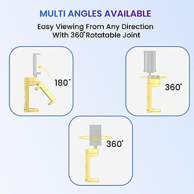 Portronics Mobot Clip Mobile Holder with 360° Adjustable Angles, Light Weight, Pocket Friendly, Mobile Stand for Table Portronics Mobot Clip Mobile Holder with 360° Adjustable Angles, Light Weight, Pocket Friendly, Mobile Stand for Table