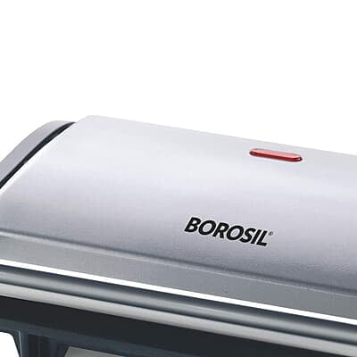 Borosil Prime Grill Sandwich Maker, Non-toxic Non-stick Grill Plate Coating, Make 2 Sandwiches At a Time, 700 W Borosil Prime Grill Sandwich Maker, Non-toxic Non-stick Grill Plate Coating, Make 2 Sandwiches At a Time, 700 W