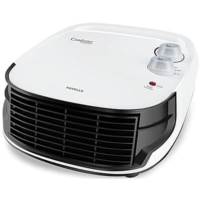 Havells Comforter Room Heater 2000 Watt with Overheat Protection, Adjustable Thermostat Control Knob