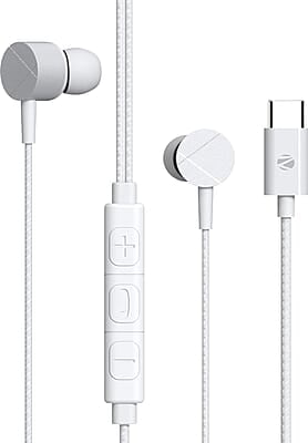 ZEBRONICS Zeb-Buds C2 in Ear Type C Wired Earphones with Mic, Braided 1.2 Metre Cable, Metallic Design, 10mm Drivers, in Line Mic & Volume Controller ZEBRONICS Zeb-Buds C2 in Ear Type C Wired Earphones with Mic, Braided 1.2 Metre Cable, Metallic Design, 10mm Drivers, in Line Mic & Volume Controller