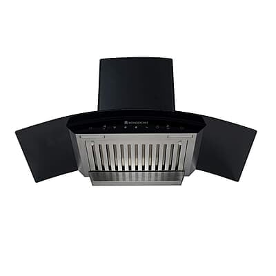 Wonderchef Ultima 90cm 1200 m3/hr Auto Clean Curved Glass Chimney Baffle Filter 1200M3/Hr powerful suction Wonderchef Ultima 90cm 1200 m3/hr Auto Clean Curved Glass Chimney Baffle Filter 1200M3/Hr powerful suction