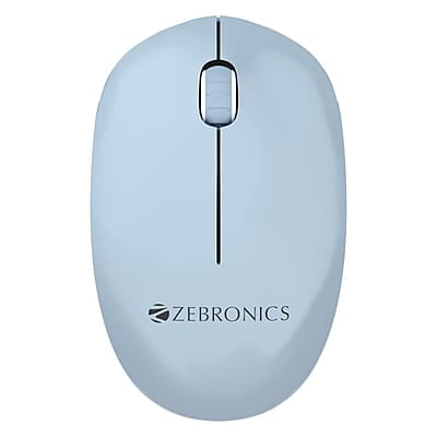 ZEBRONICS Cheetah Wireless Mouse with 1600 DPI, High Accuracy, Precise Usage, 3 Buttons, Ergonomic and Comfortable Design ZEBRONICS Cheetah Wireless Mouse with 1600 DPI, High Accuracy, Precise Usage, 3 Buttons, Ergonomic and Comfortable Design